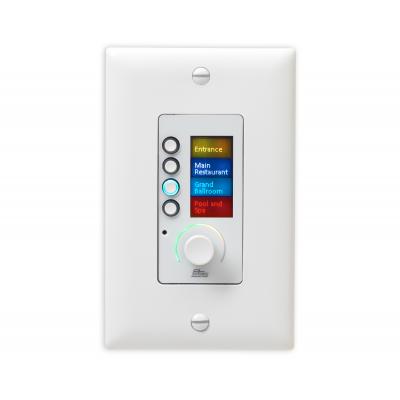 Ethernet Controller with 4 Buttons and Volume Control - White